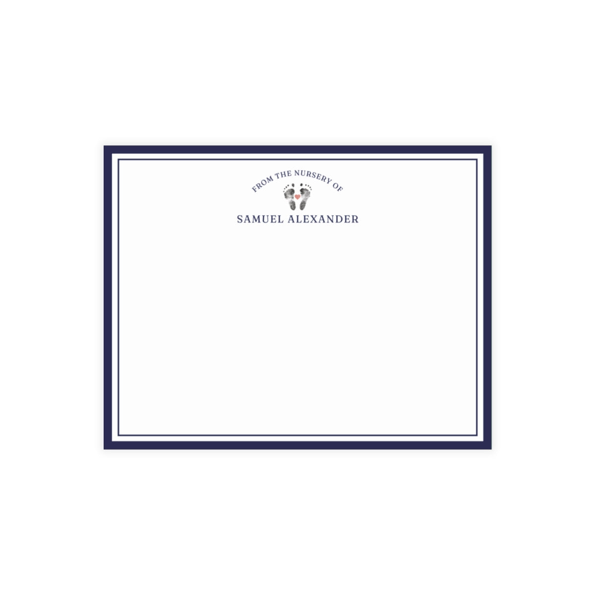 Nursery Stationery - Classic Border (5.5 x 4.25)