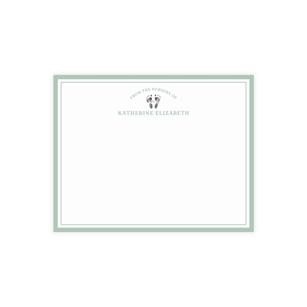 Nursery Stationery - Classic Border (5.5 x 4.25)
