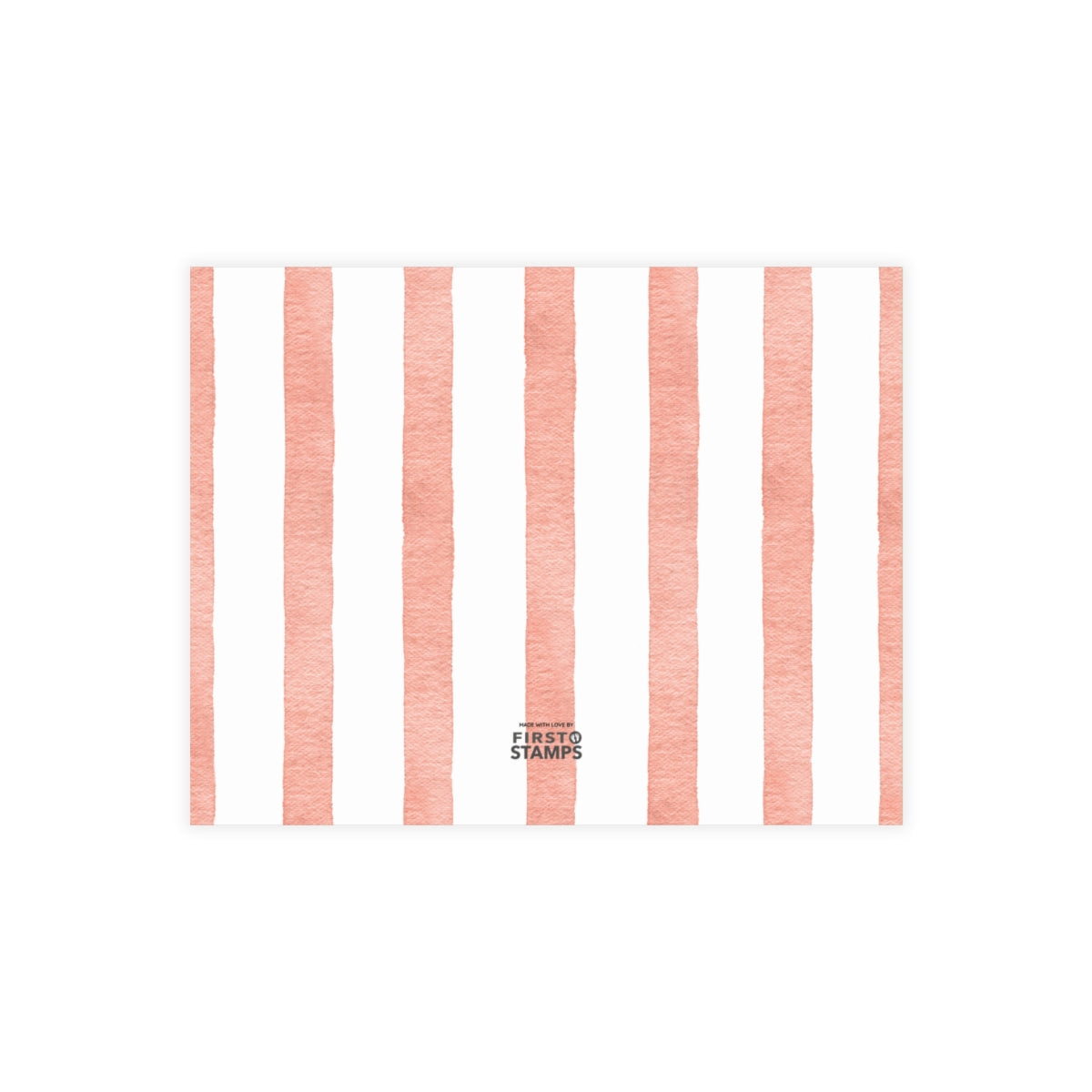 Nursery Stationery - Watercolor Stripes (5.5 x 4.25)