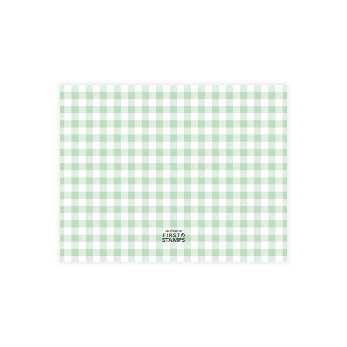 Nursery Stationery - Gingham (5.5 x 4.25)
