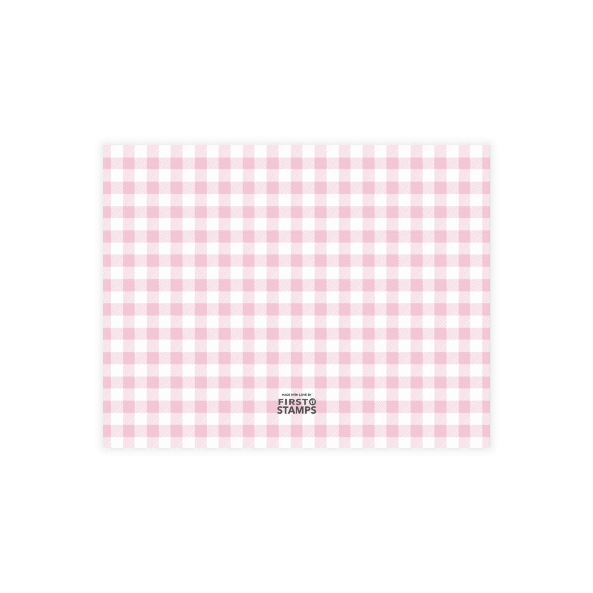 Nursery Stationery - Gingham (5.5 x 4.25)