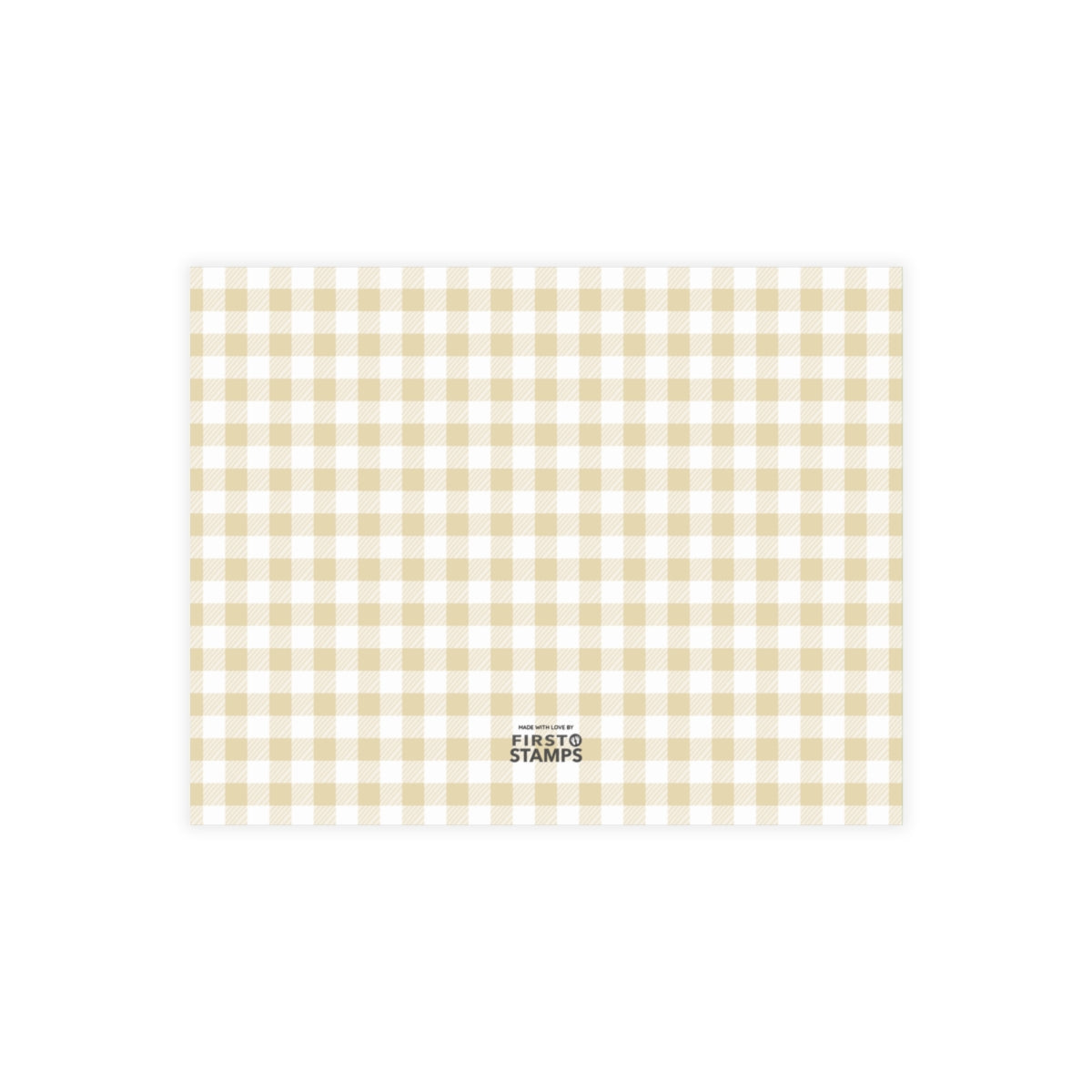 Nursery Stationery - Gingham (5.5 x 4.25)