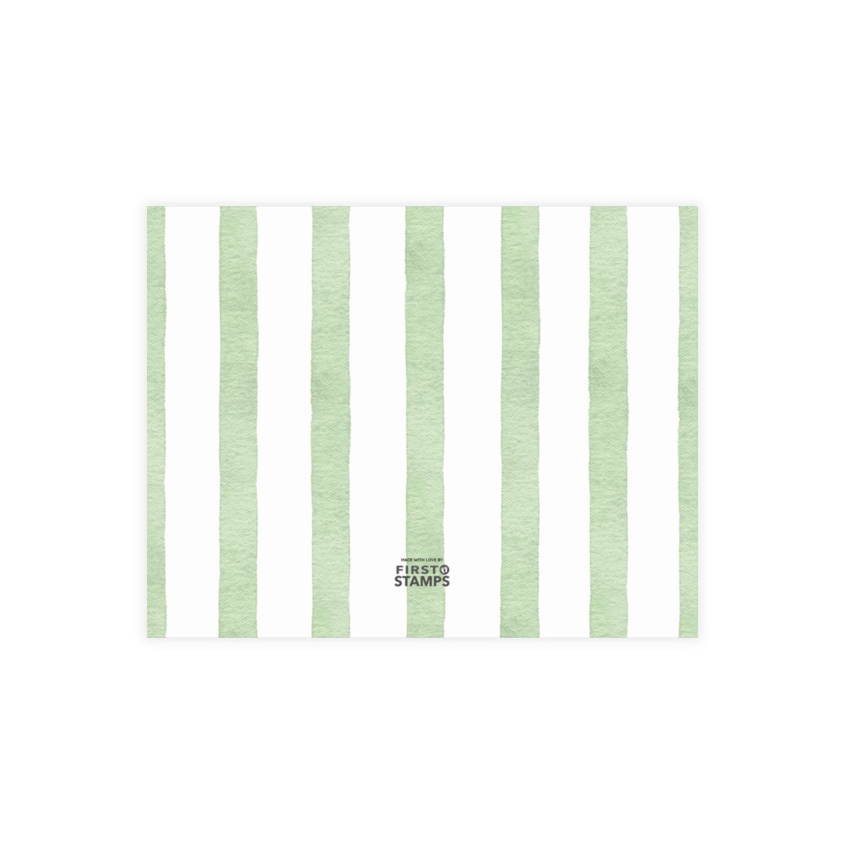Nursery Stationery - Watercolor Stripes (5.5 x 4.25)