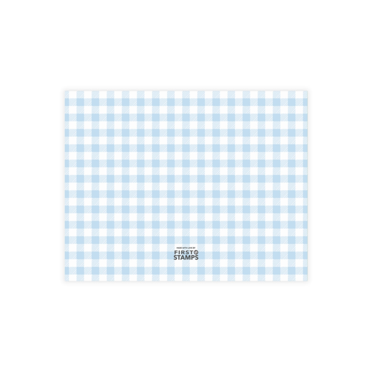 Nursery Stationery - Gingham (5.5 x 4.25)