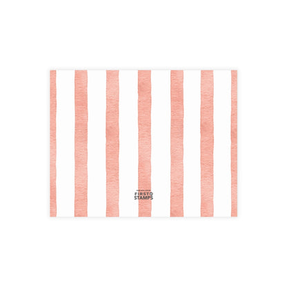 Nursery Stationery - Watercolor Stripes (5.5 x 4.25)