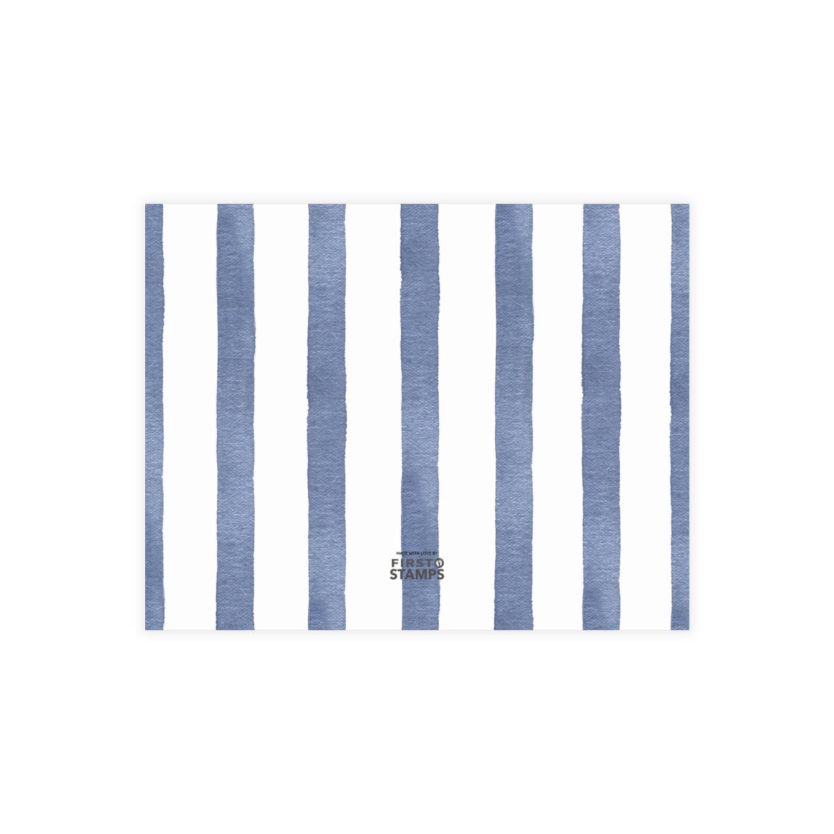 Nursery Stationery - Watercolor Stripes (5.5 x 4.25)
