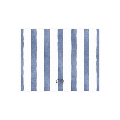 Nursery Stationery - Watercolor Stripes (5.5 x 4.25)