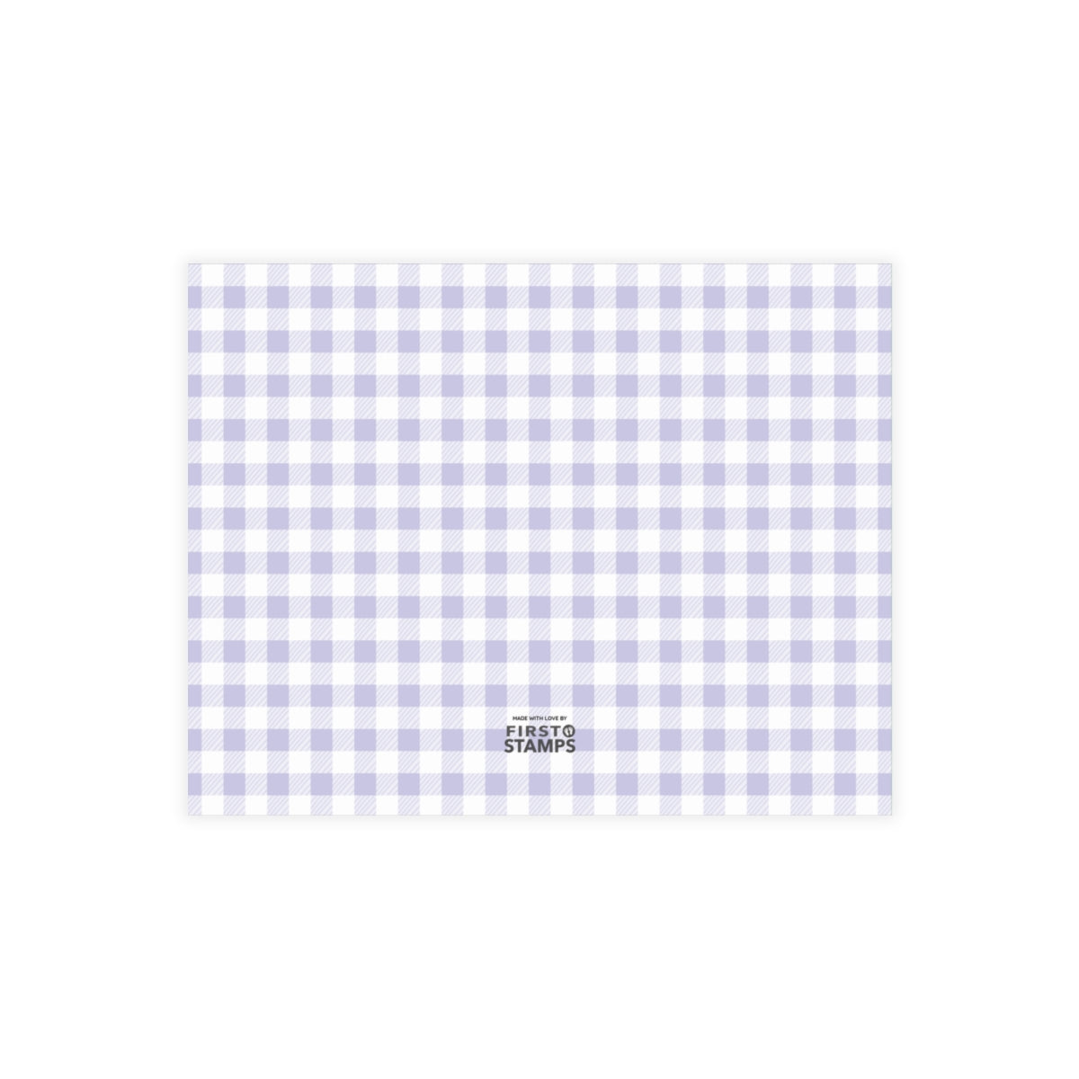 Nursery Stationery - Gingham (5.5 x 4.25)