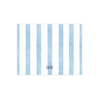 Nursery Stationery - Watercolor Stripes (5.5 x 4.25)