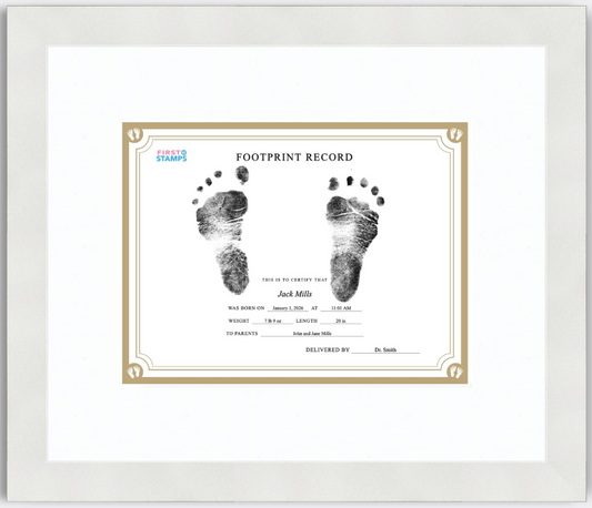 Framed Heirloom Certificate Keepsake